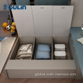 China cheap modern kids room with desk and wardrobes Factory